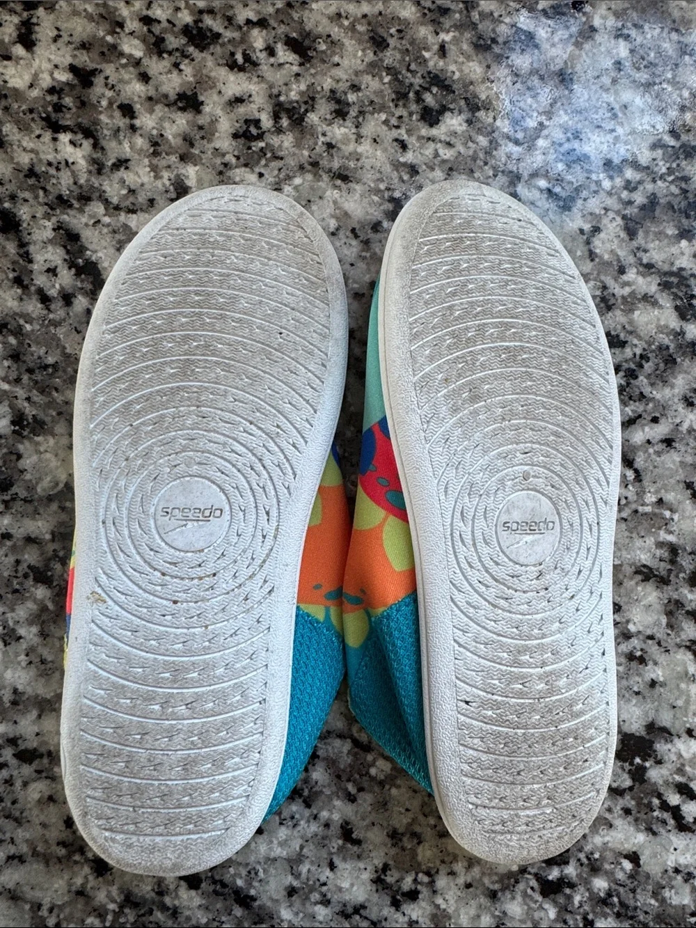 Speedo Kids Water Shoes in Orange, Turquoise & Lime